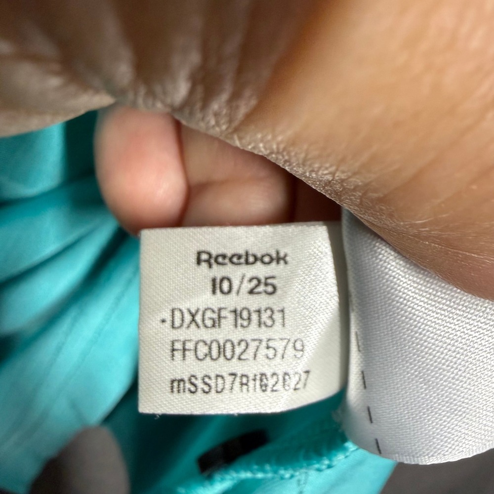 Reebok Speedwick Polo Shirt Mens 2XLT Turquoise Blue Heathered Golf DXGF19131 - Picture 8 of 9